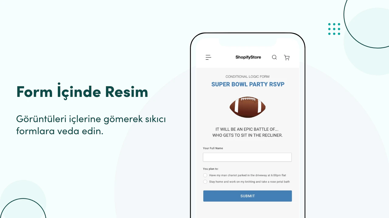 Form İçinde Resim