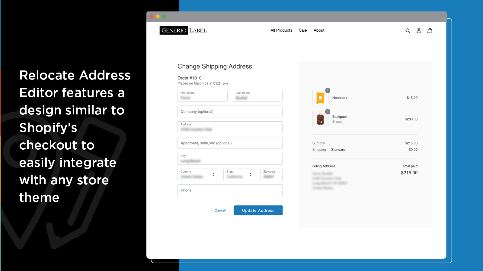 Relocate Address Editor module