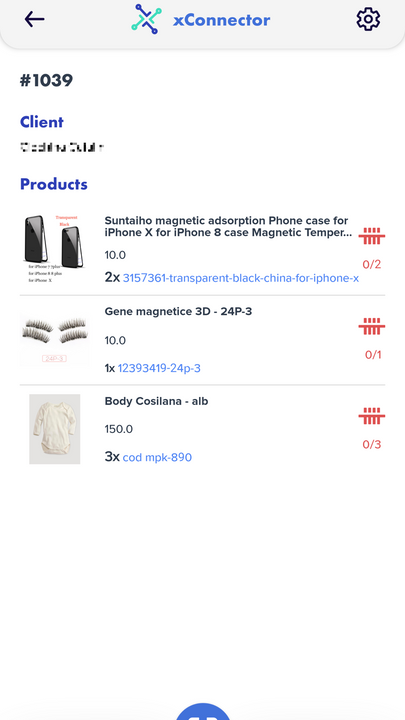 Order details mobile