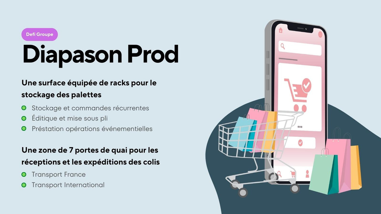 Diapason Prod - Toute la logistique dont vous avez besoin