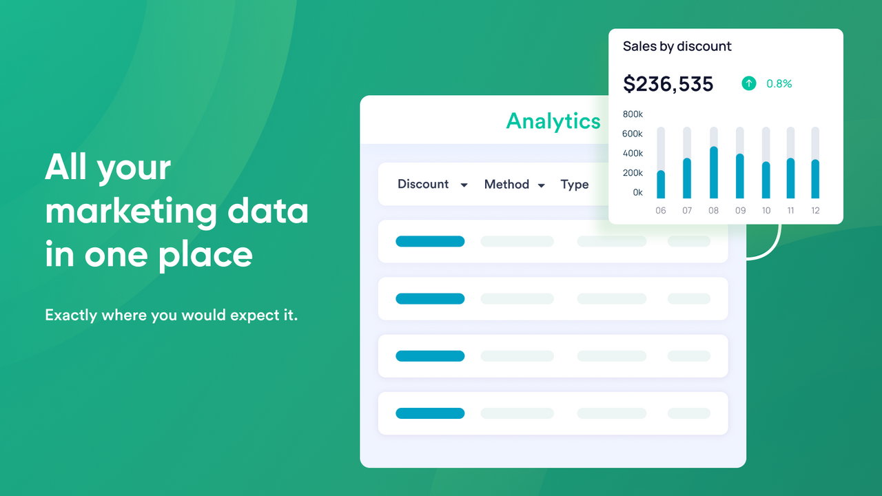Marketing data in one place