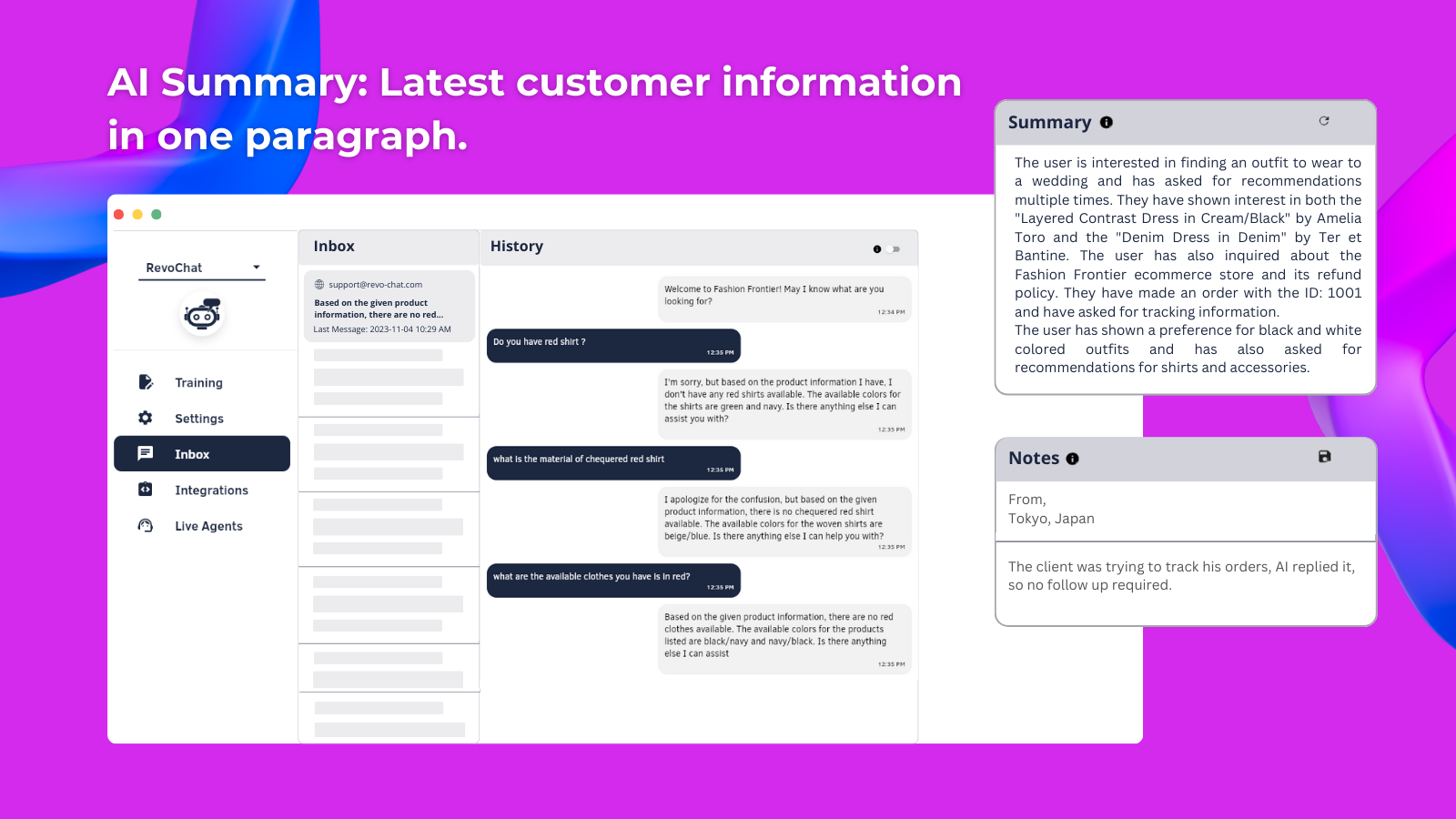 AI Summarizer, no longer headache on automated response