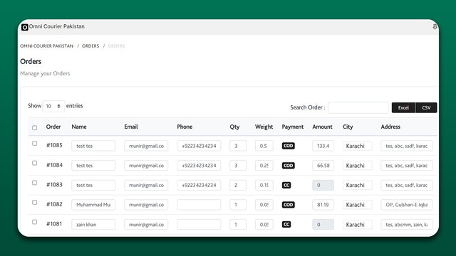 Bulk Tracking Number Generate