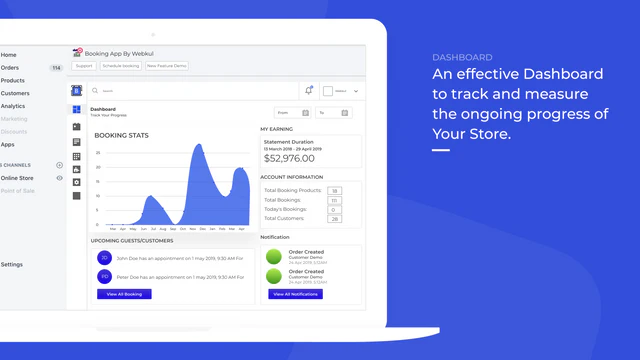 Boeking App - Backend dashboard