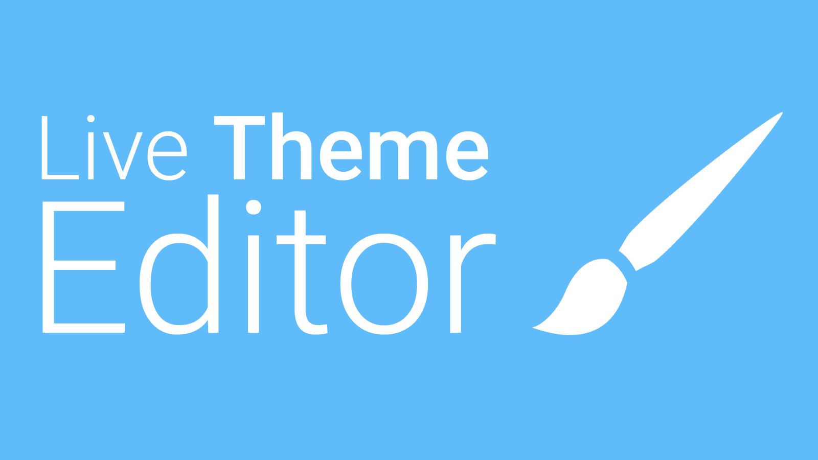 Shopify的Live Theme Editor