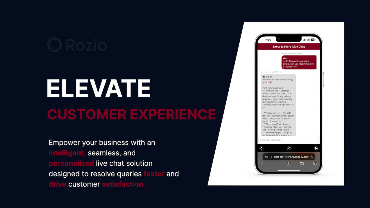 Rozio AI live chat: Forbedrer kundeoplevelsen hurtigt