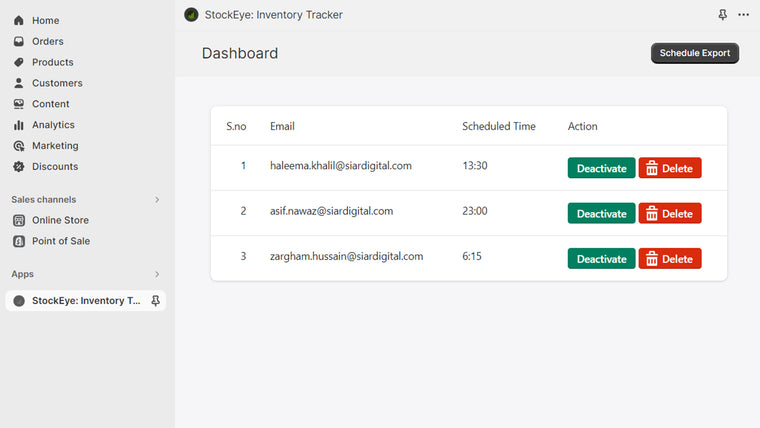 StockEye: Inventory Tracker Screenshot