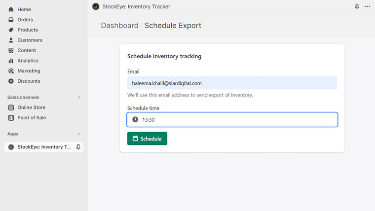 StockEye: Inventory Tracker Screenshot