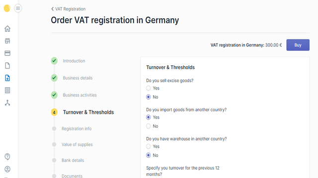 Lovat Order VAT registration