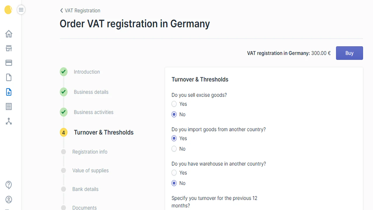 Lovat Order VAT registration