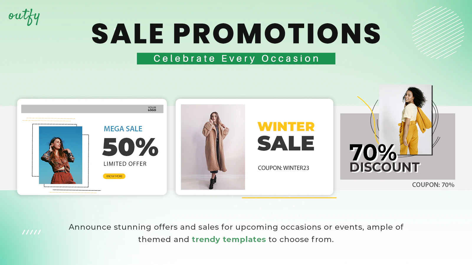 Create stunning sale promotions