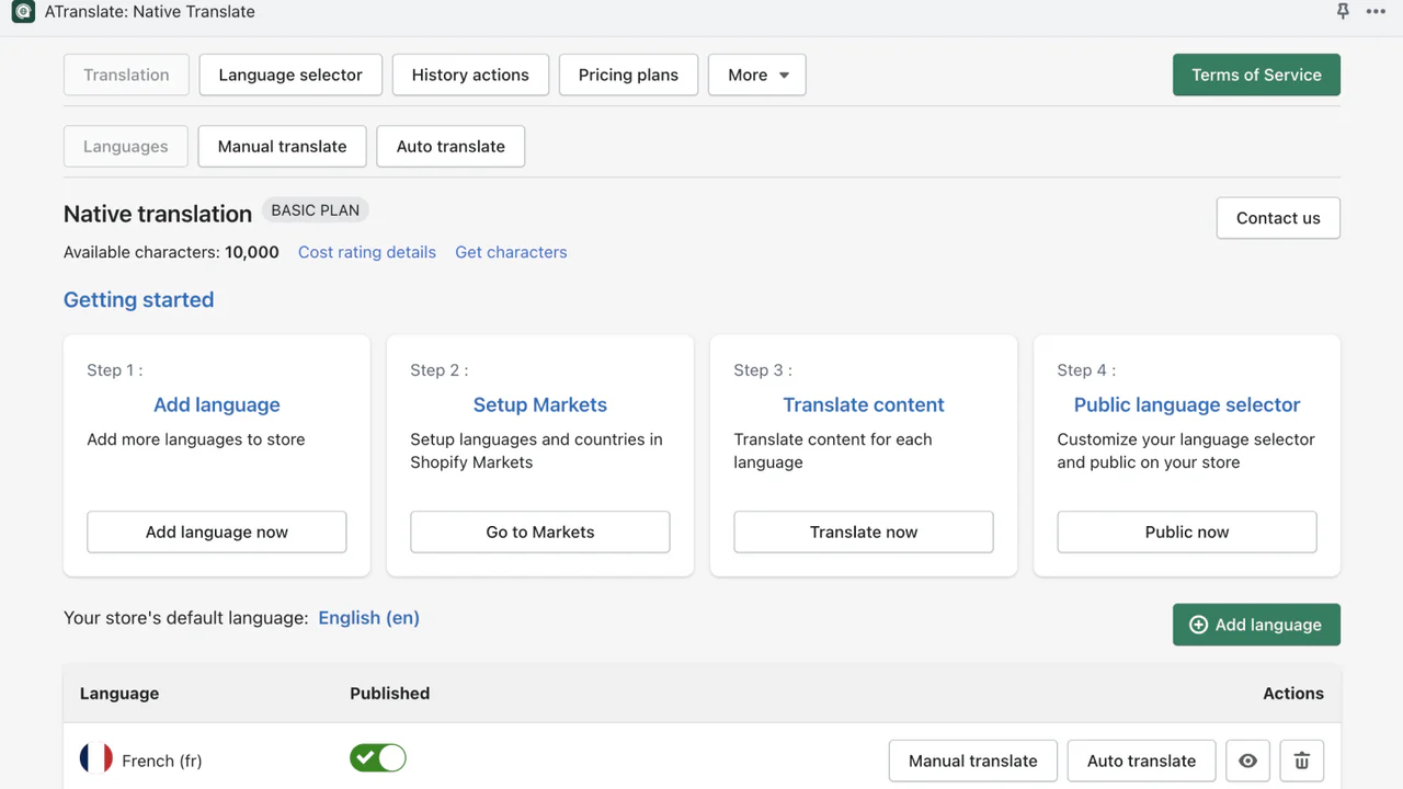 Construa lojas multilíngues com a nova API de Tradução Nativa