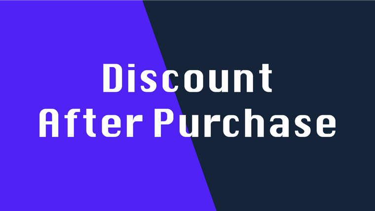 NextDiscount ‑ After Purchase Screenshot