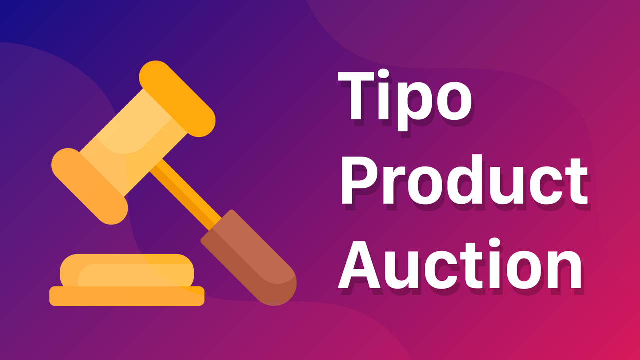 Tipo Product Auction Screenshot