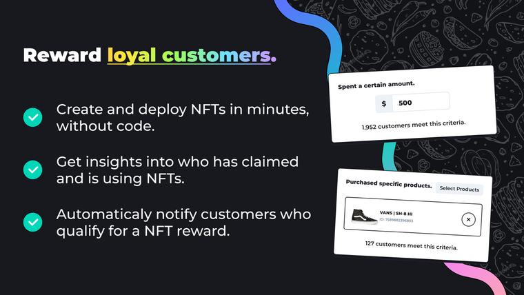 Taco Loyalty Rewards Tokengate Screenshot