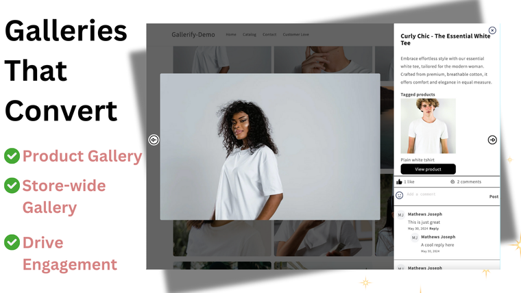 Gallerify ‑ Shop the look Screenshot