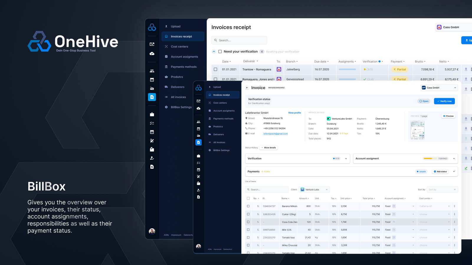 OneHive Screenshot