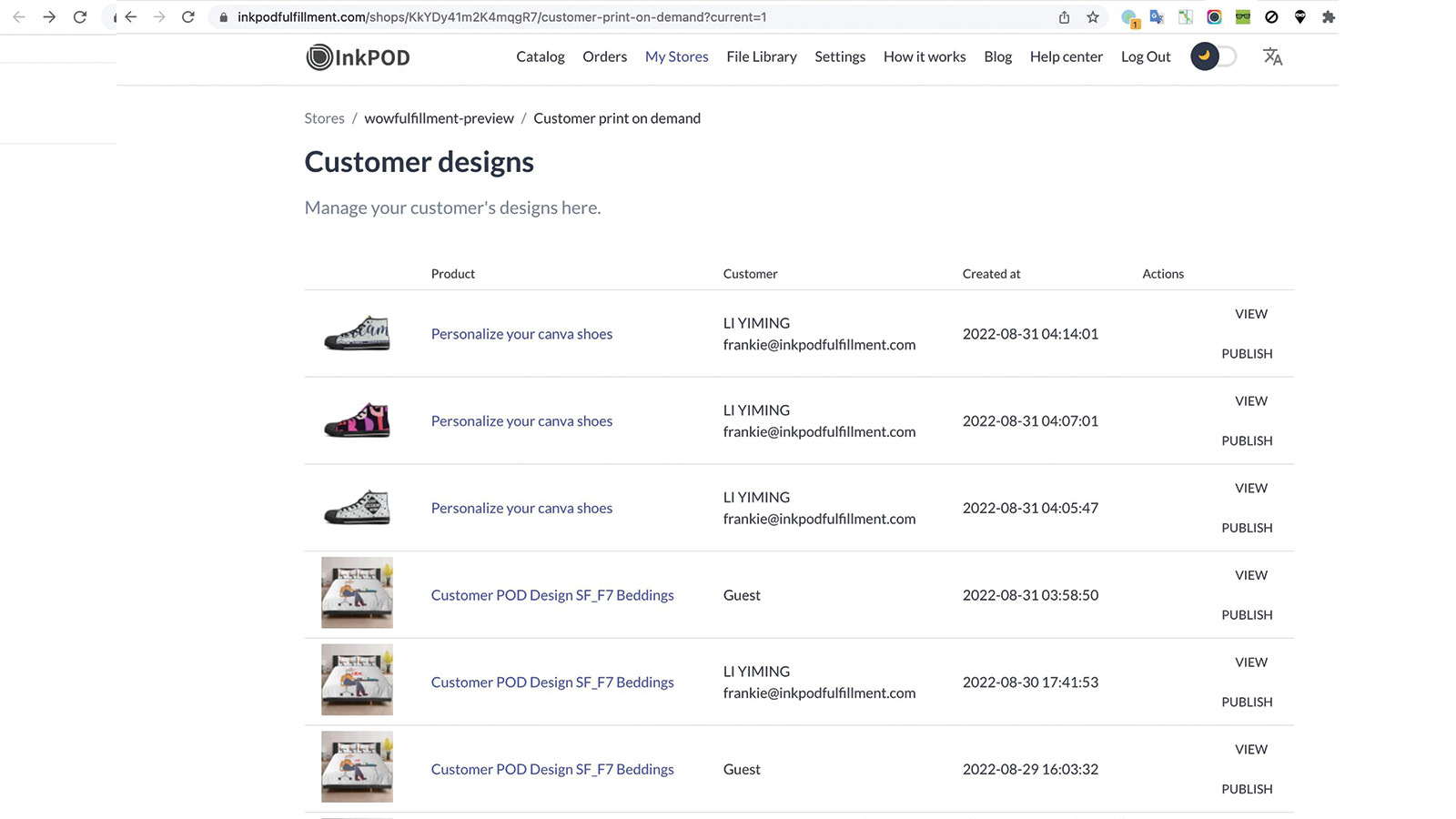 create all kinds of pod shoes for shopify in 10 hours