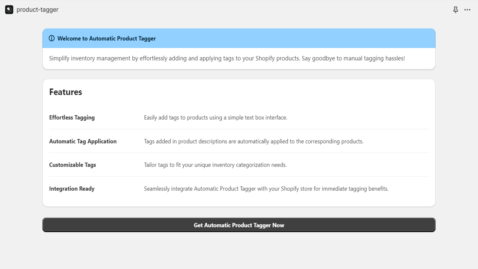 tag‑product Screenshot