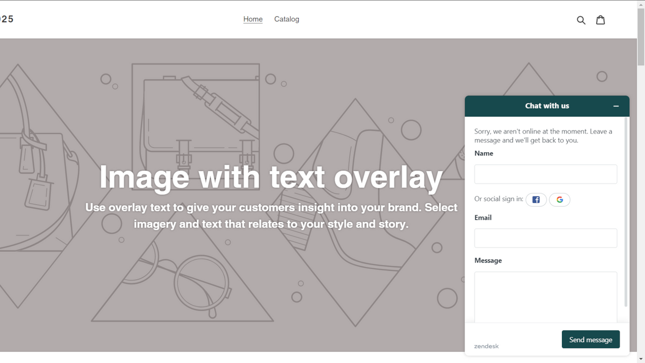 zendesk, Instalação do Easy Chat Widget para Shopify