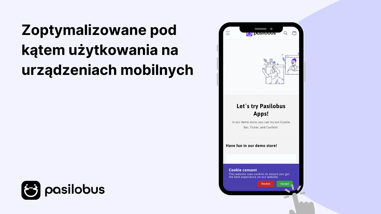 Zoptymalizowane pod kątem użytkowania na urządzeniach mobilnych.