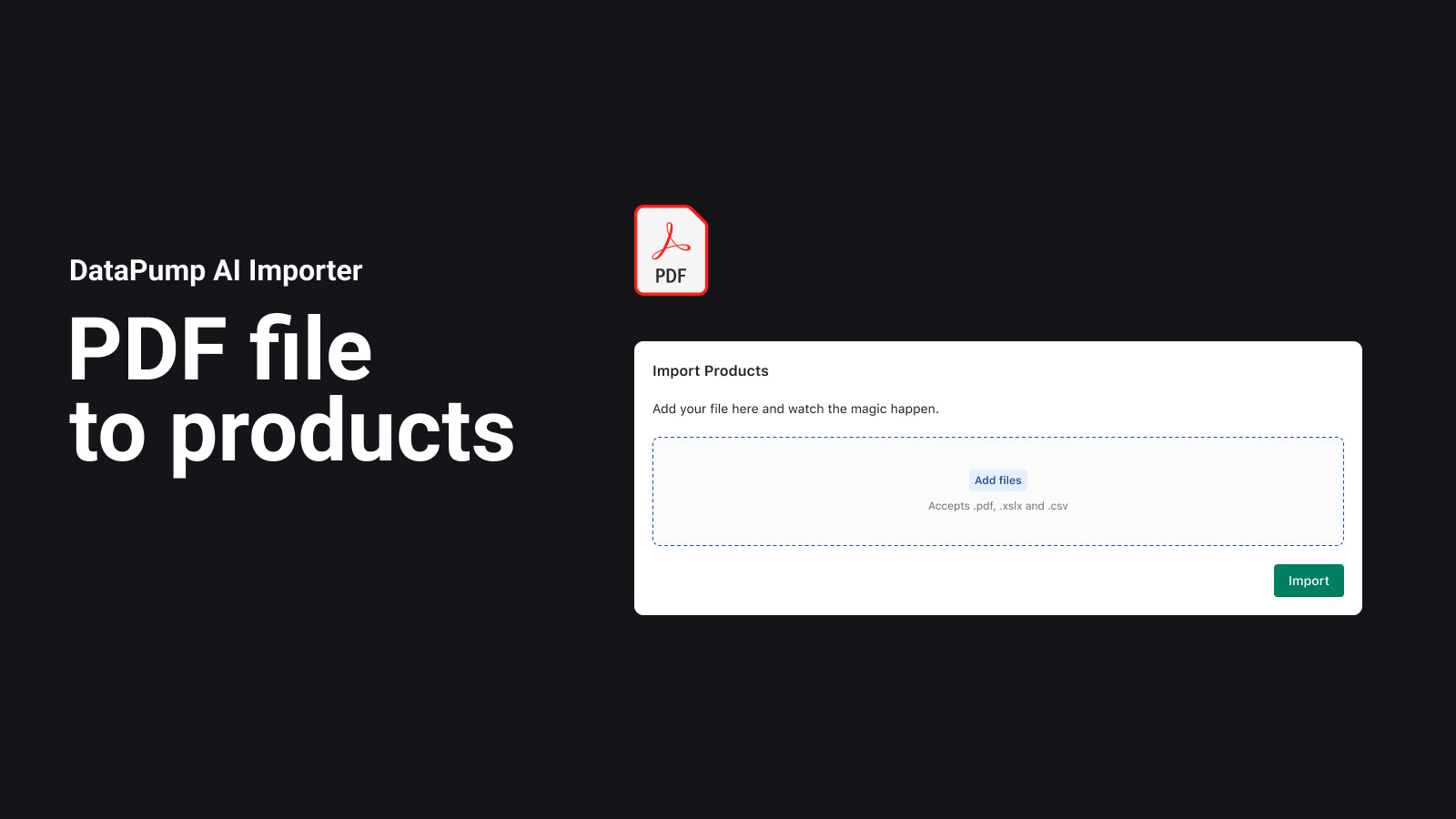 Invoice to Product by DataPump Screenshot