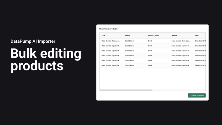 Invoice to Product by DataPump Screenshot