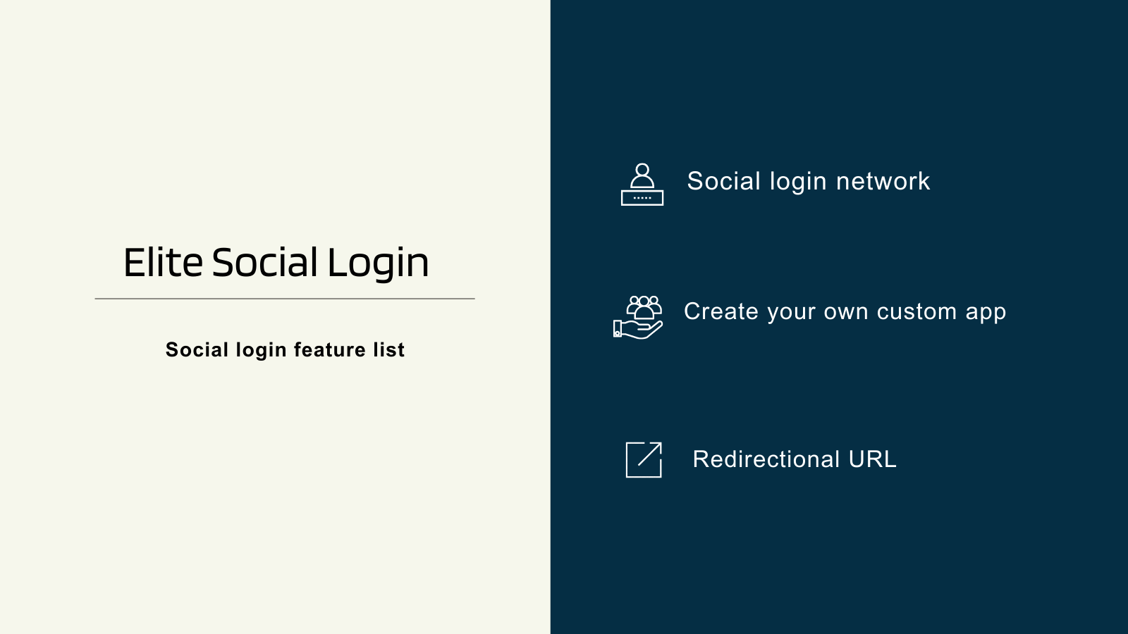 sociale media login netwerk