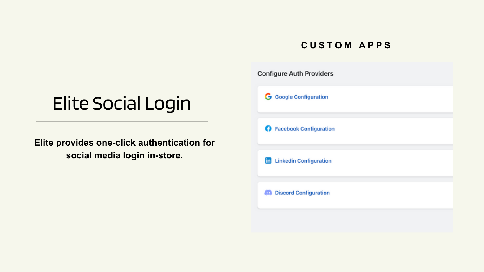 integração de login social