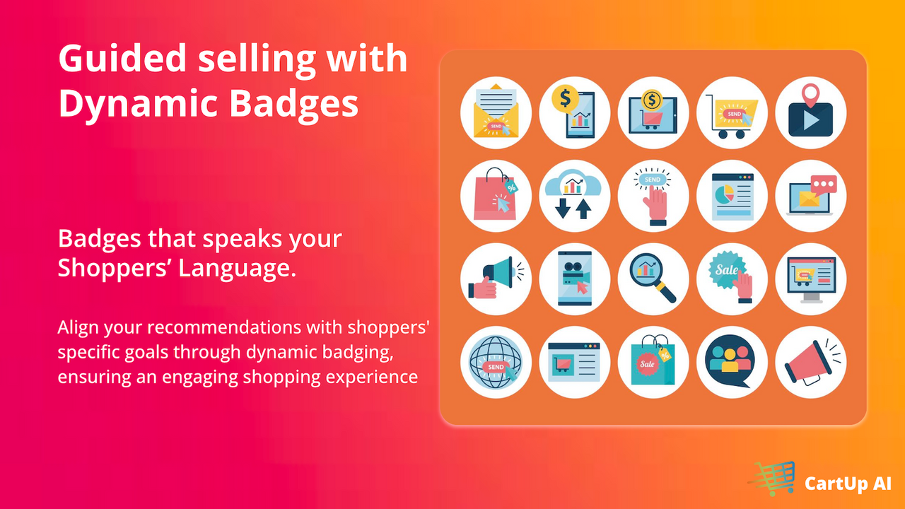 CartUp AI 100s of Dynamic Badges 