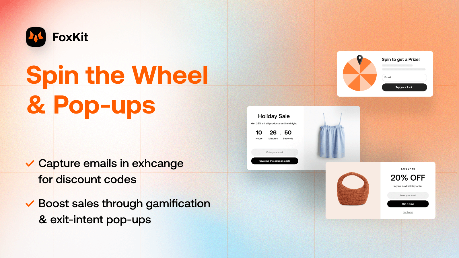 Popup spin the wheel foxkit