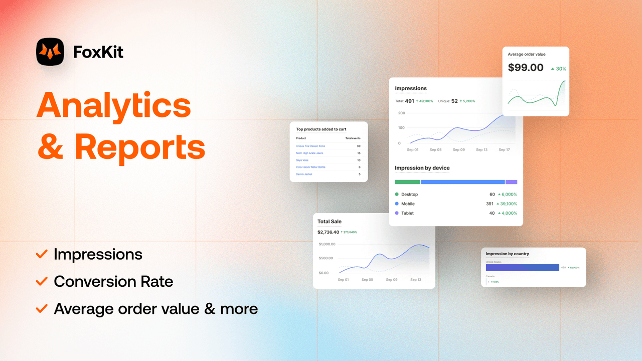 Analytics report foxkit