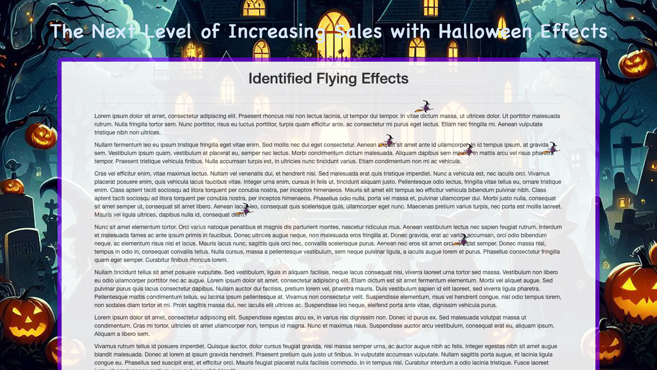 Halloween Effects