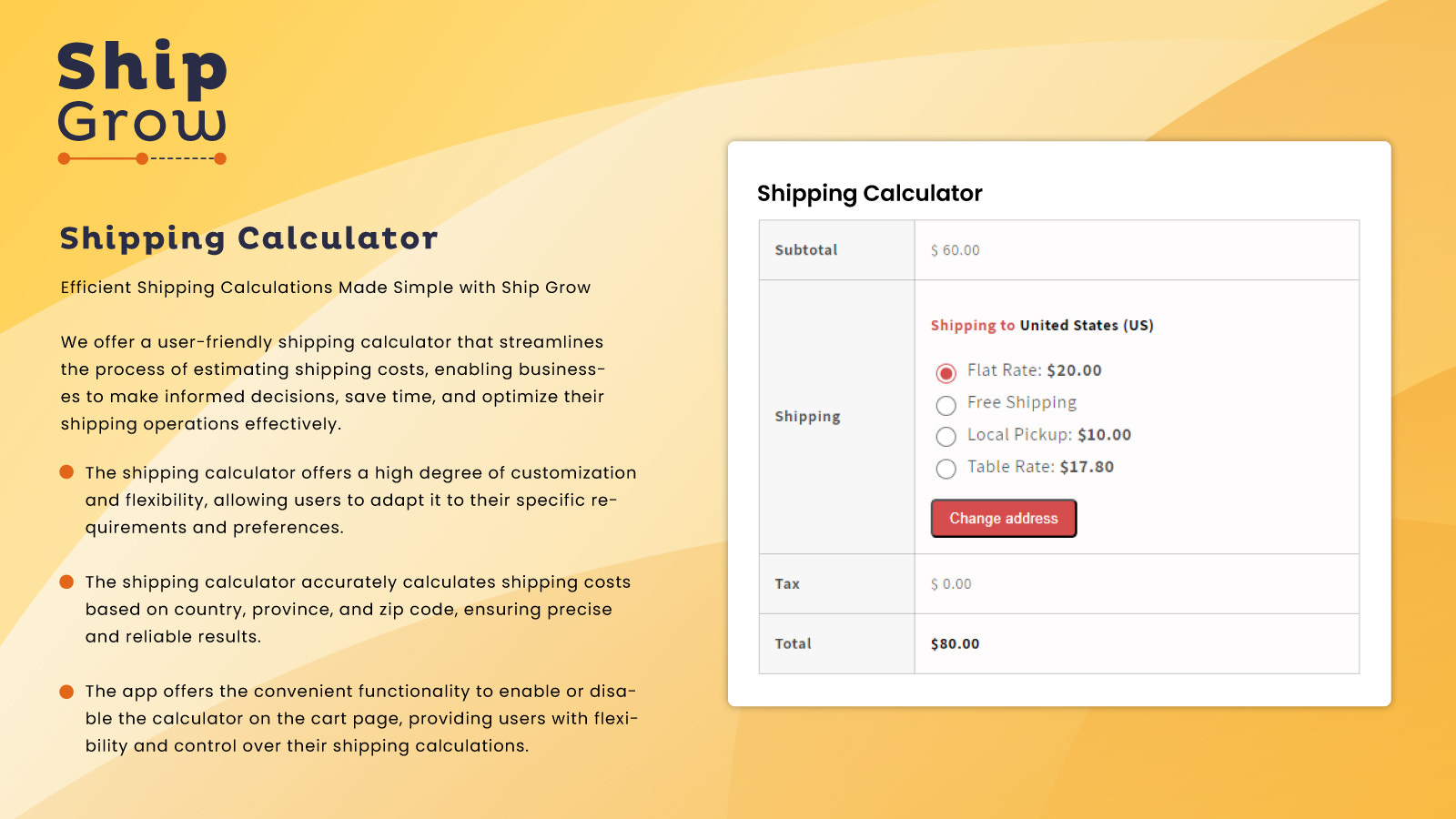  Shipping Calculator 