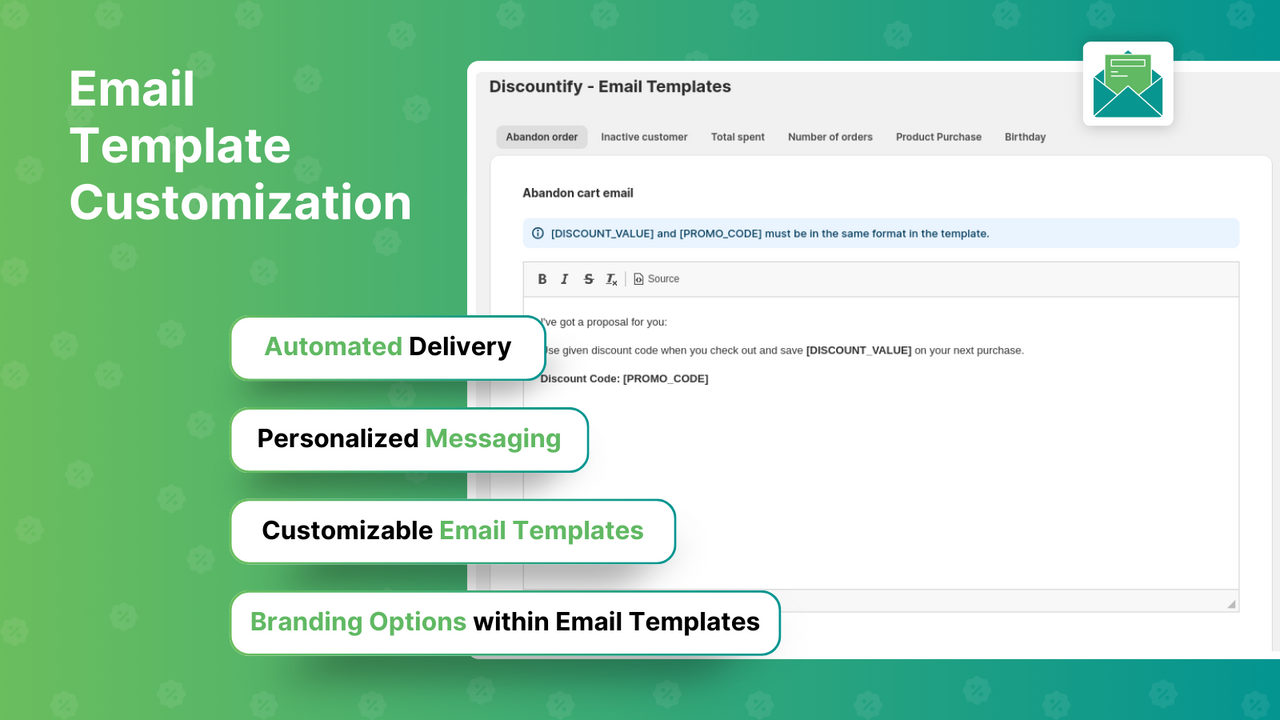 Email Template Customization