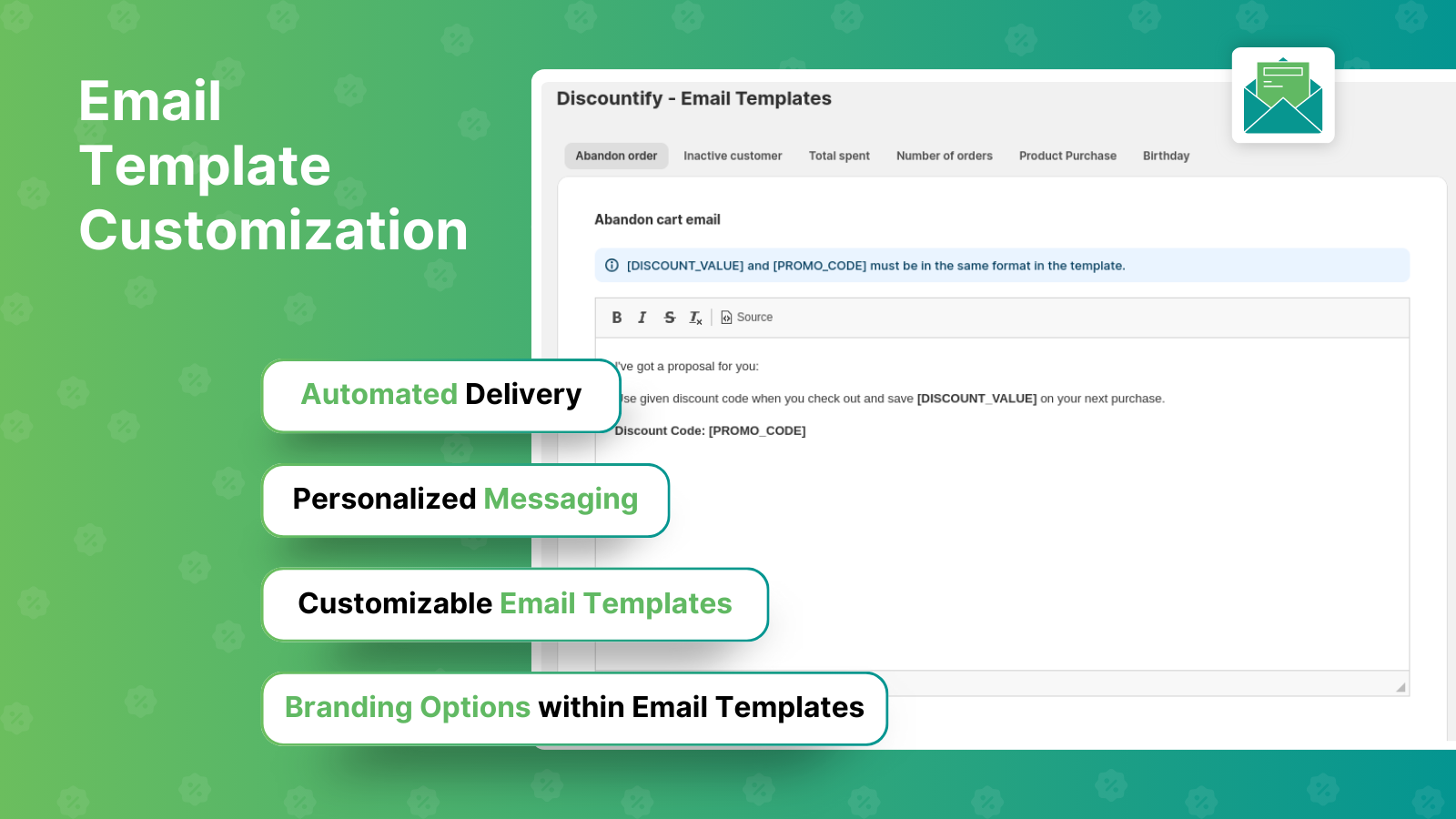 E-mail Template Aanpassing