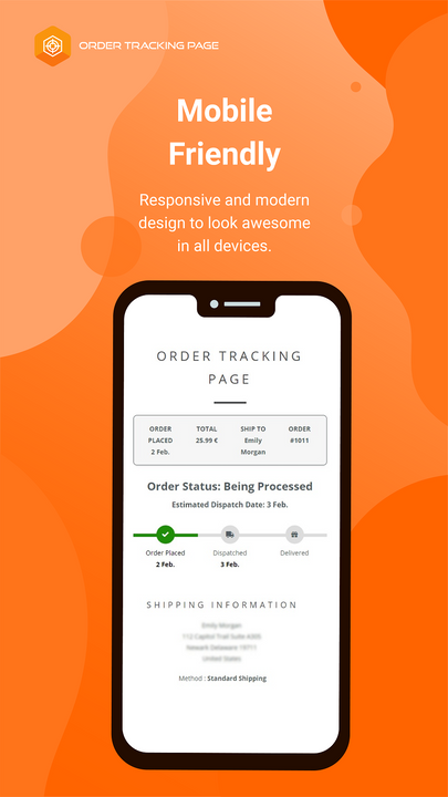 Order Tracking Page - Order Lookup & Status Page, Custom Order