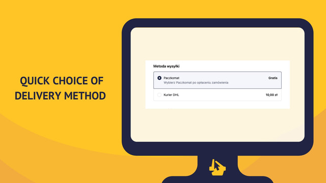 Paczkomat as a shipping method during checkout