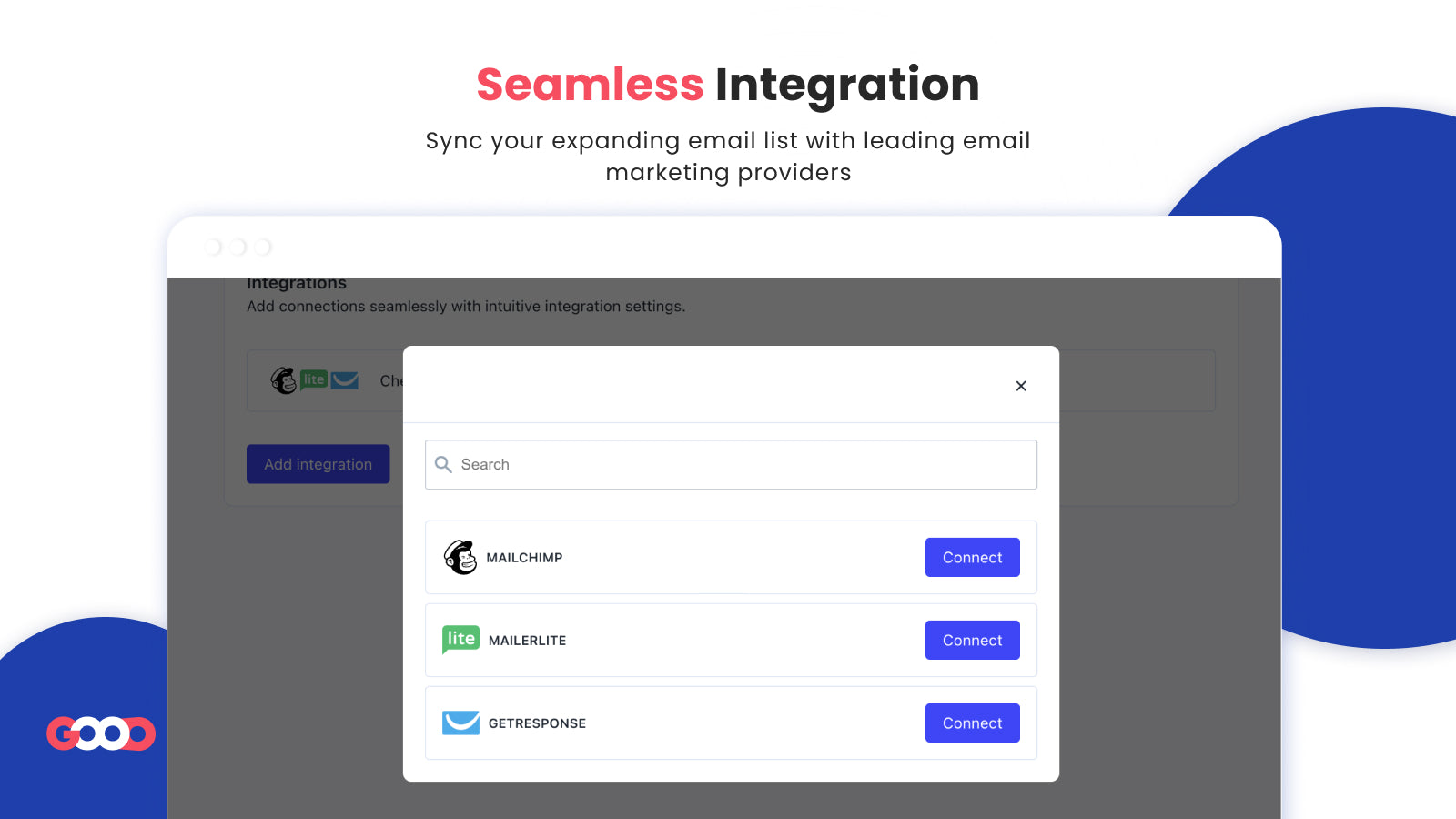 GA: MailChimp Forms Screenshot