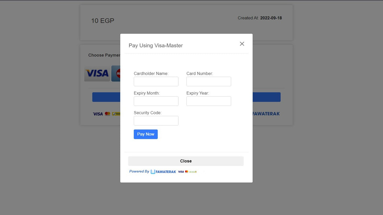 Pay with your bank card in seconds 