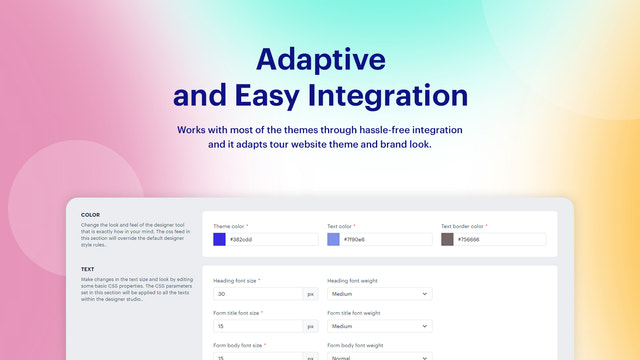 Adaptiv og nem integration