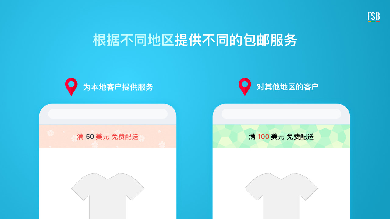 Free Shipping Bar - Hextom Shopify App 免费配送 包邮 销售