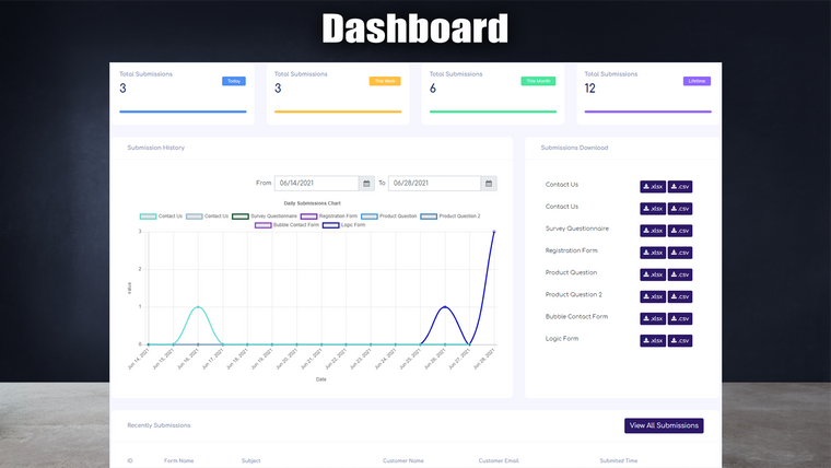 S: Contact Form Builder Screenshot