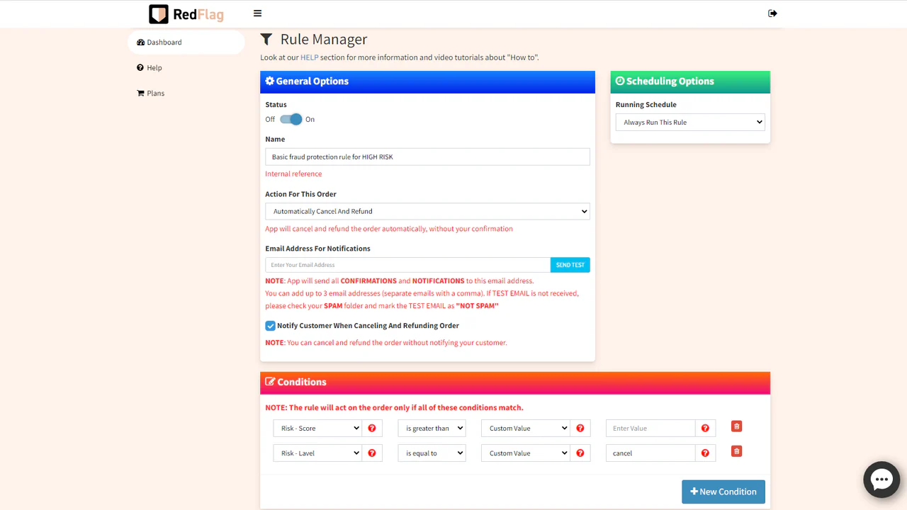 Rule manager