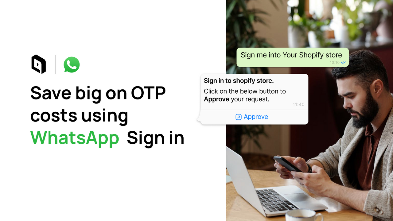 Economize muito nos seus custos de OTP com o login do WhatsApp OTPLESS