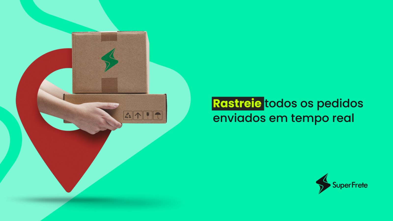 Rastreie todos os pedidos enviados em tempo real