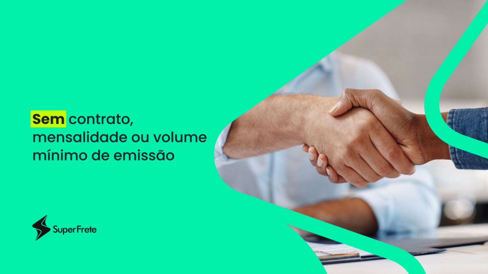 Sem contrato, mensalidade ou volume mínimo de emissão