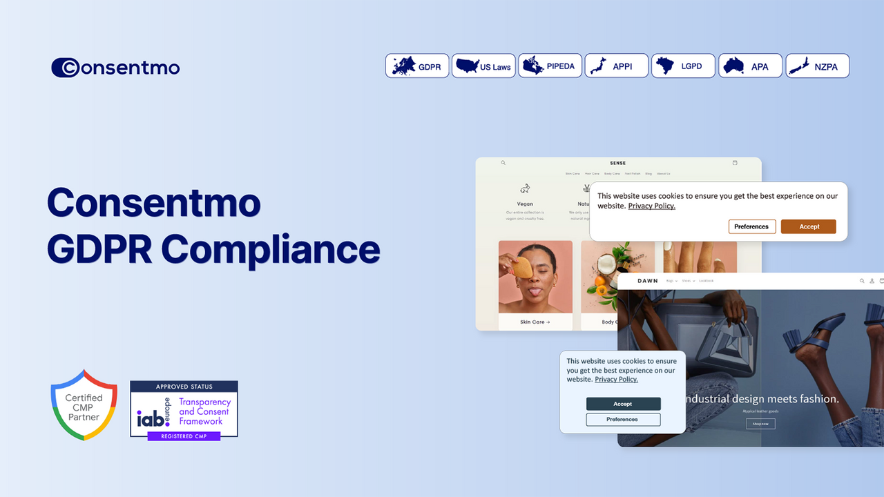 Consentmo app compliance settings to match brand aesthetics.