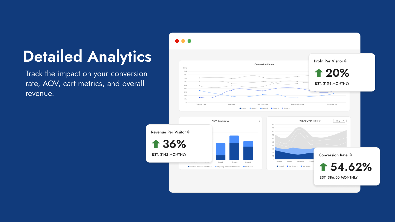 Intelligems: A/B Testing Screenshot