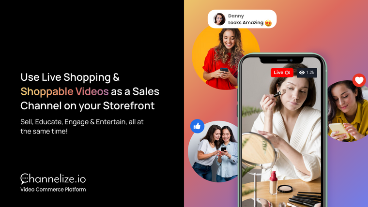 Live & Shoppable Videos: Ch.io Screenshot